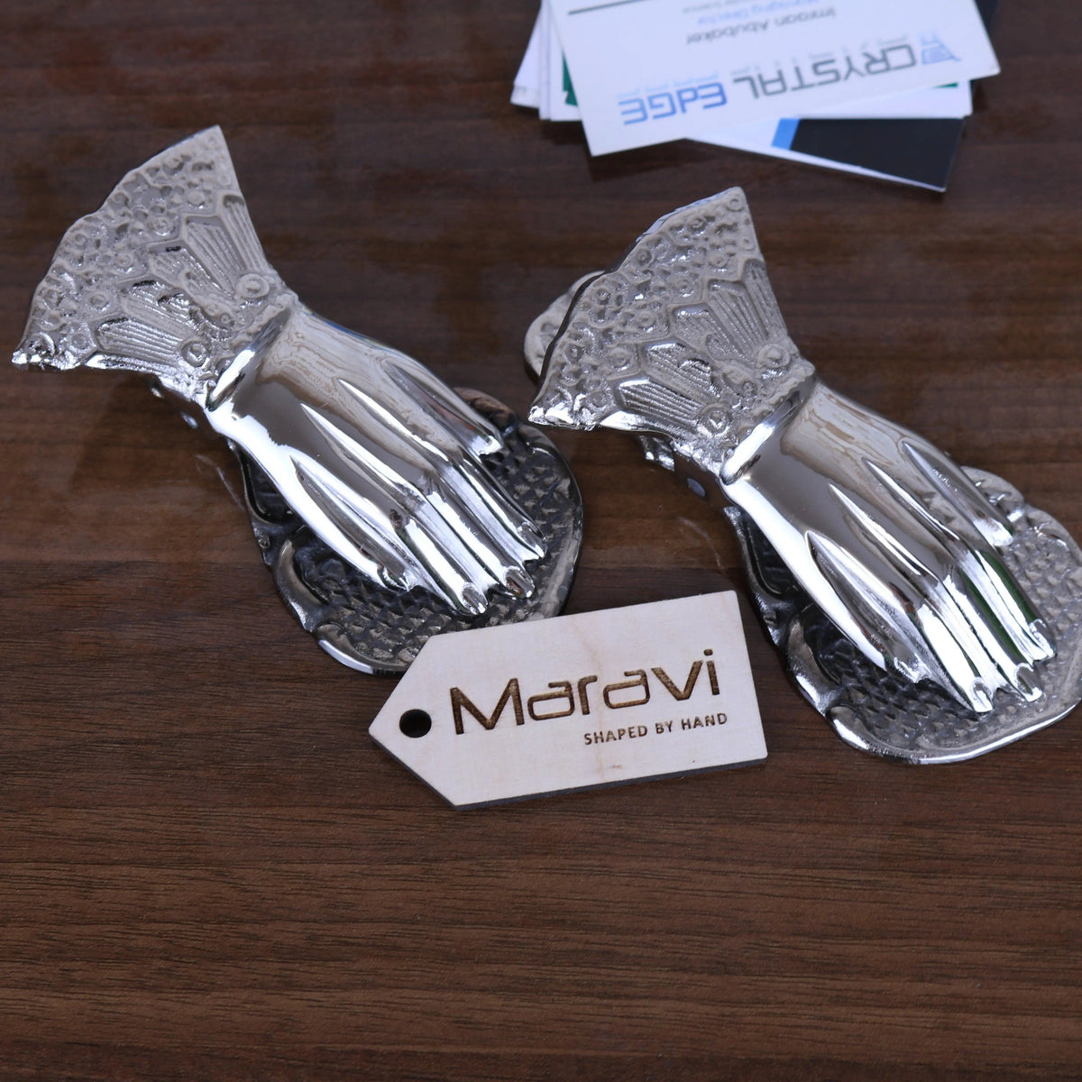 Nalot Hand-Shaped Aluminium Paper Clips, Set of 2