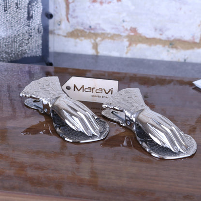 Nalot Hand-Shaped Aluminium Paper Clips, Set of 2