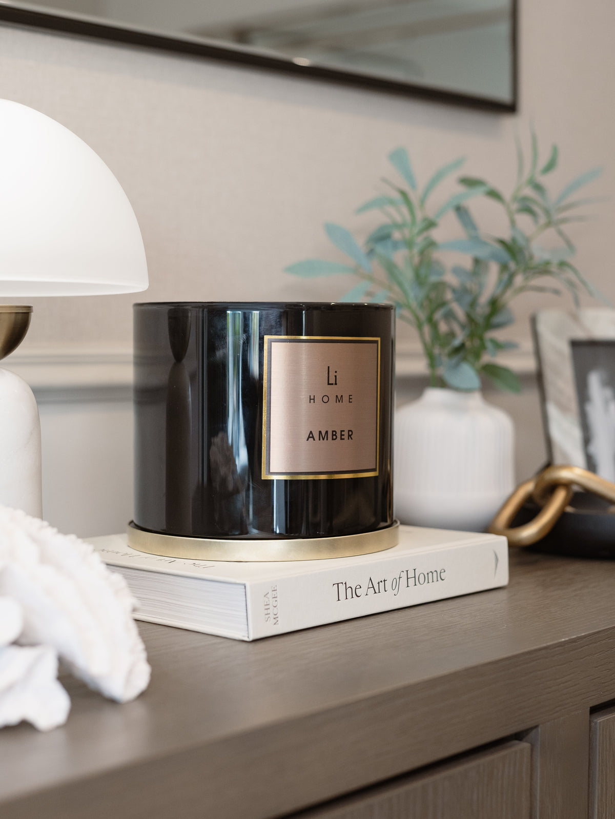 Lifestyle Home Collection Amber XL 5-Wick Soy Candle 3.5kg