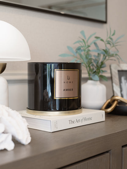Lifestyle Home Collection Amber XL 5-Wick Soy Candle 3.5kg