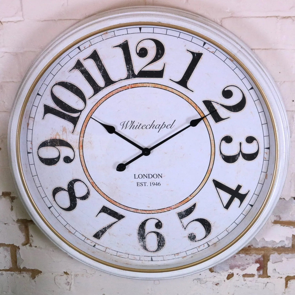Nivara Antique Style Round Wall Clock 80 cm
