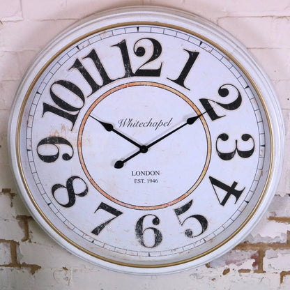 Nivara Antique Style Round Wall Clock 80 cm