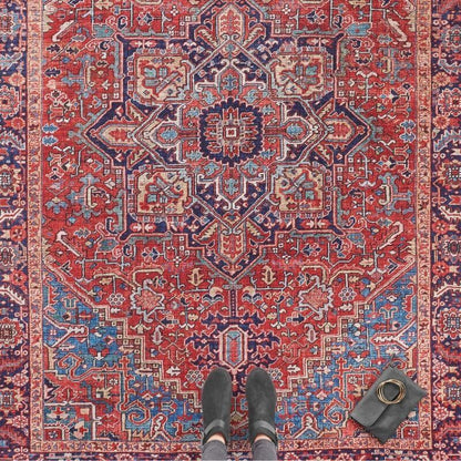 Oriental Amata Rug Red Colour