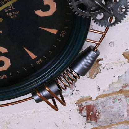 Orika Industrial Steampunk Wall Clock 45 cm