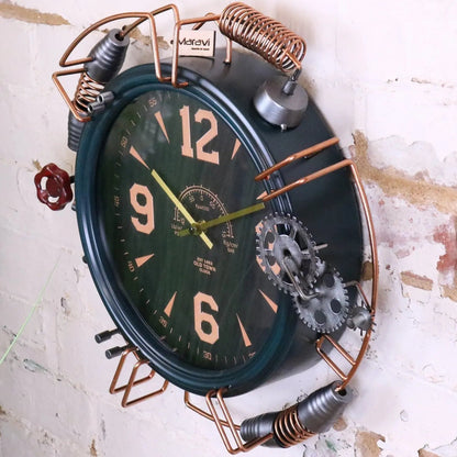 Orika Industrial Steampunk Wall Clock 45 cm