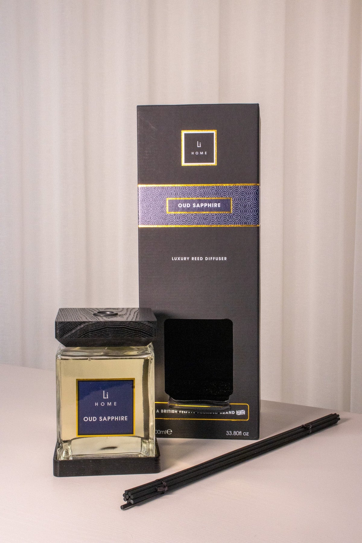 Lifestyle Home Collection Oud Sapphire Square Reed Diffuser