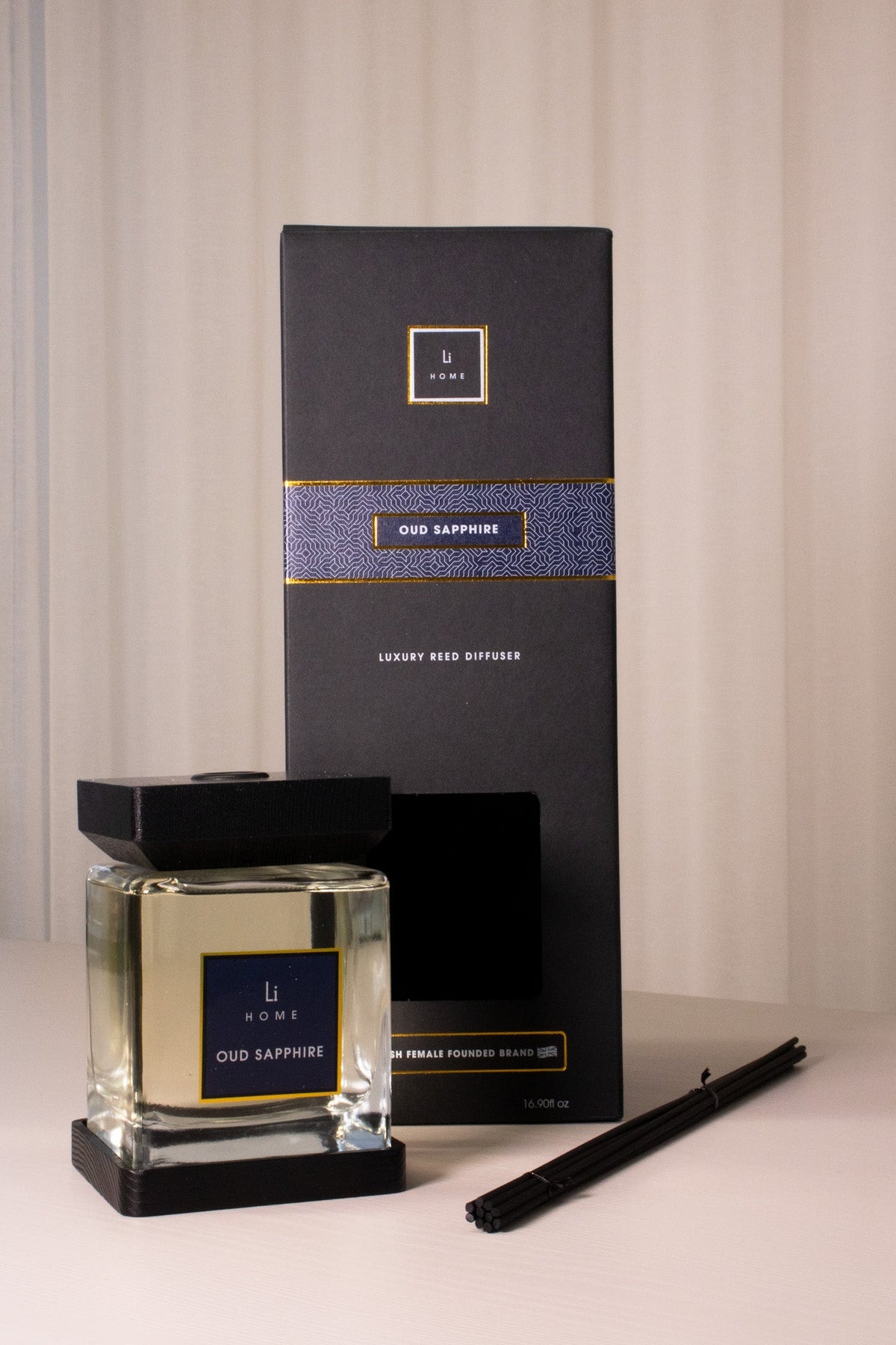 Lifestyle Home Collection Oud Sapphire Square Reed Diffuser