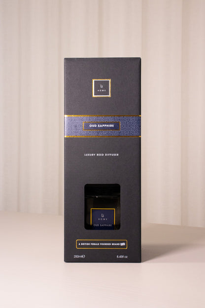 Lifestyle Home Collection Oud Sapphire Square Reed Diffuser