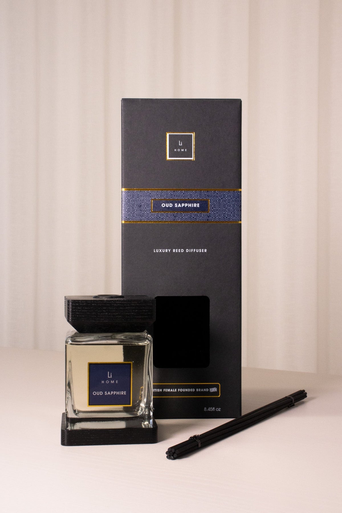 Lifestyle Home Collection Oud Sapphire Square Reed Diffuser