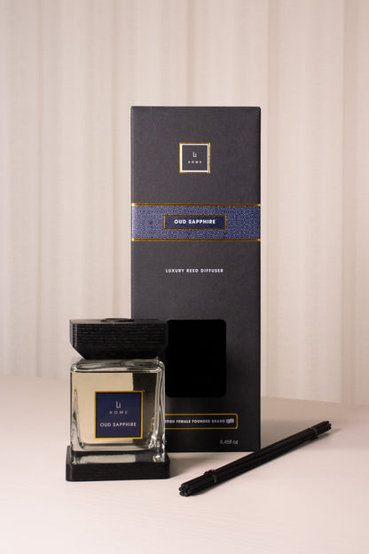 Lifestyle Home Collection Oud Sapphire Square Reed Diffuser