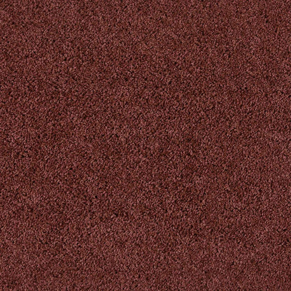Washable Ox Red Shaggy Rug