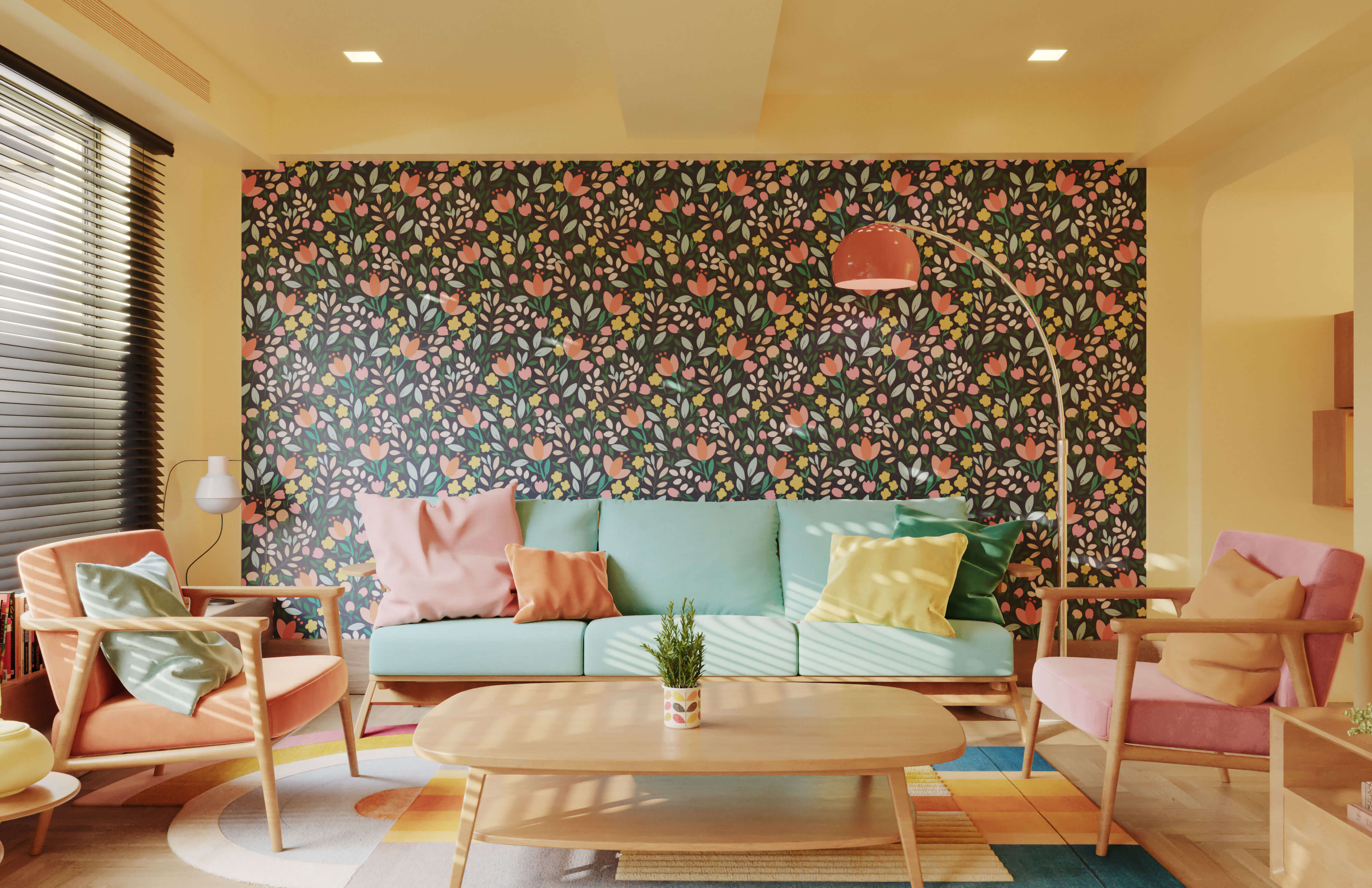 Paige Wallpaper | Delicate Floral Maximalist Design | Bobbi Beck – Proleno