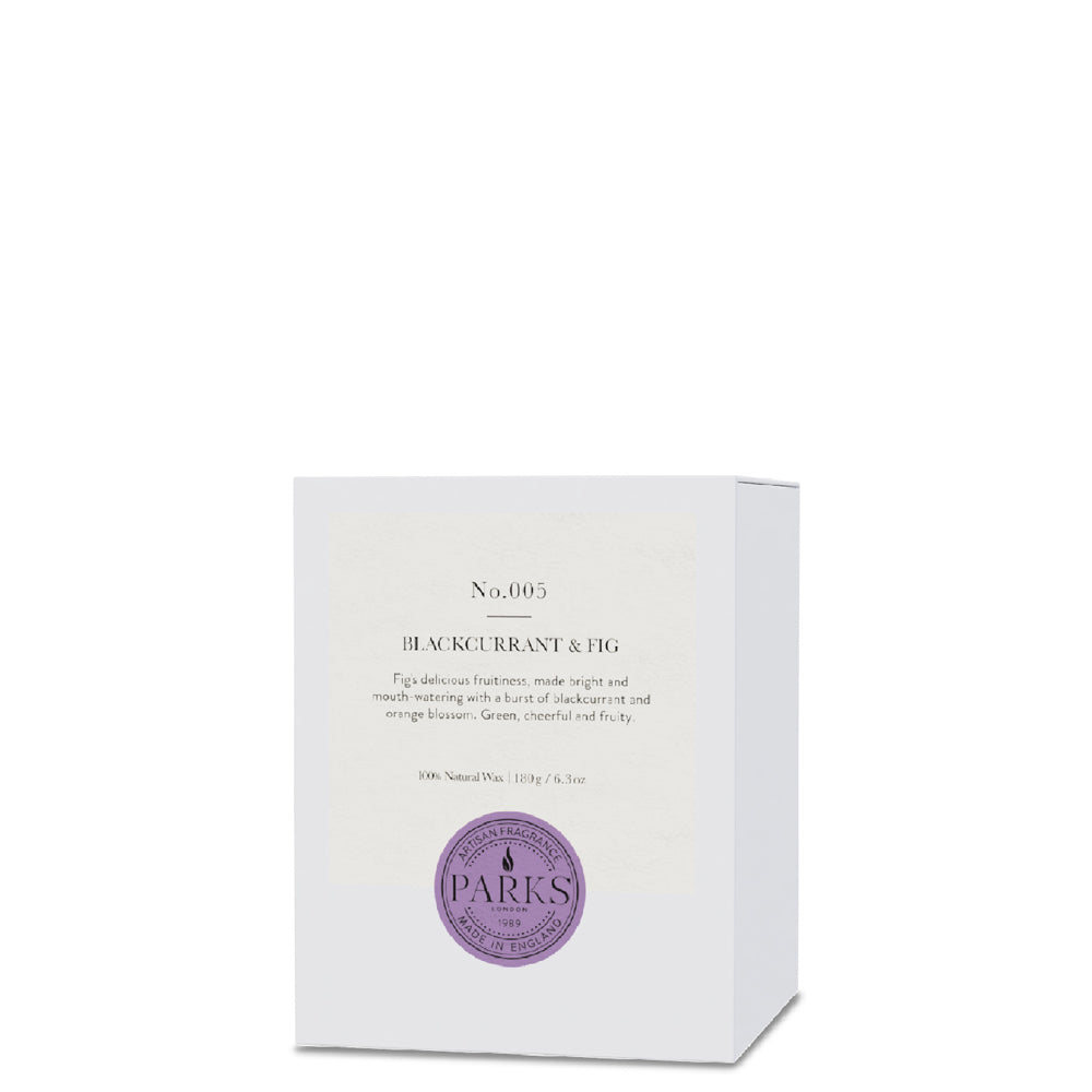 BLACKCURRANT & FIG 1 WICK SCENTED CANDLE 180G