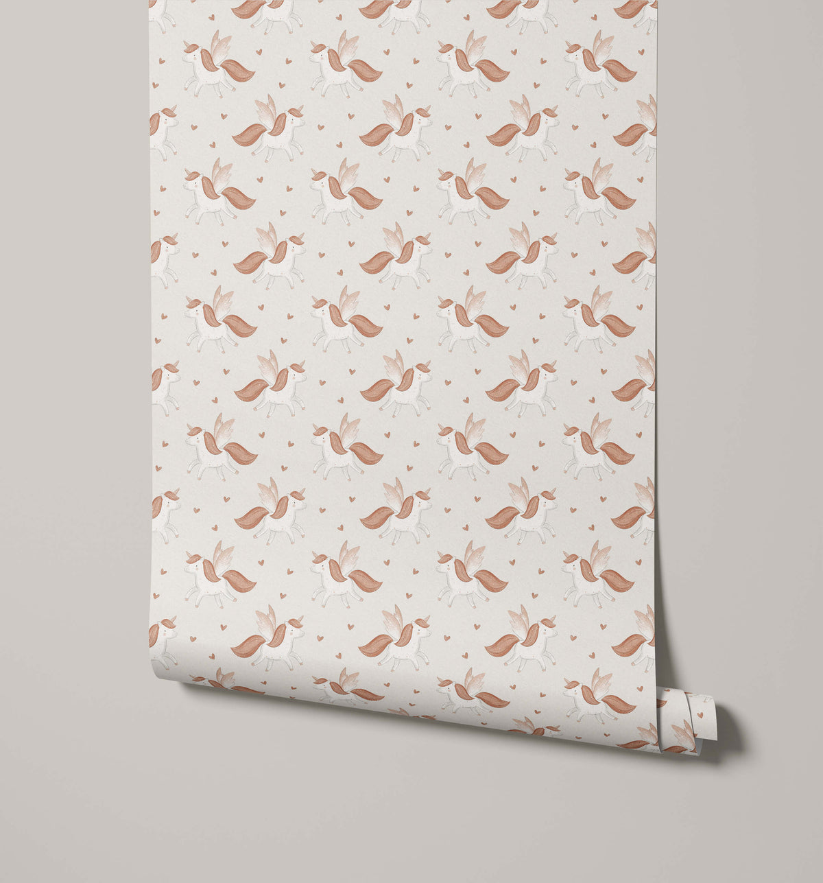 Bobbi Beck Pippin Winged Unicorn Wallpaper