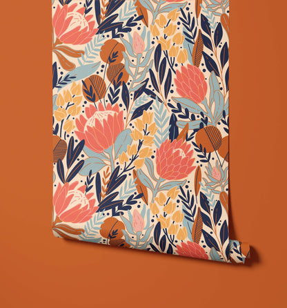 Bobbi Beck Protea Wallpaper