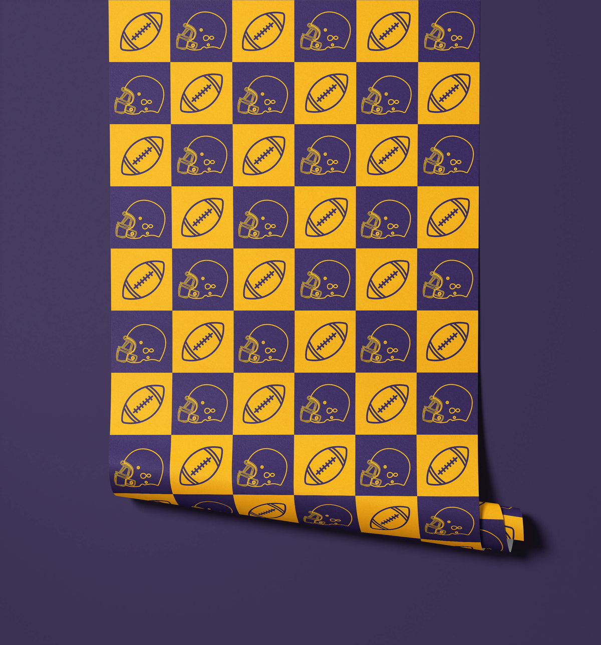 Bobbi Beck Quarterback Football Checkerboard Wallpaper