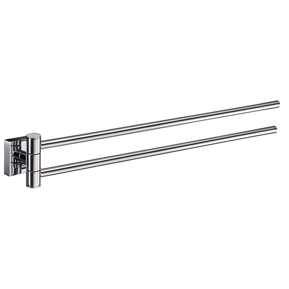 Smedbo House Polished Chrome 44 cm Swing Arm Towel Rail RK326