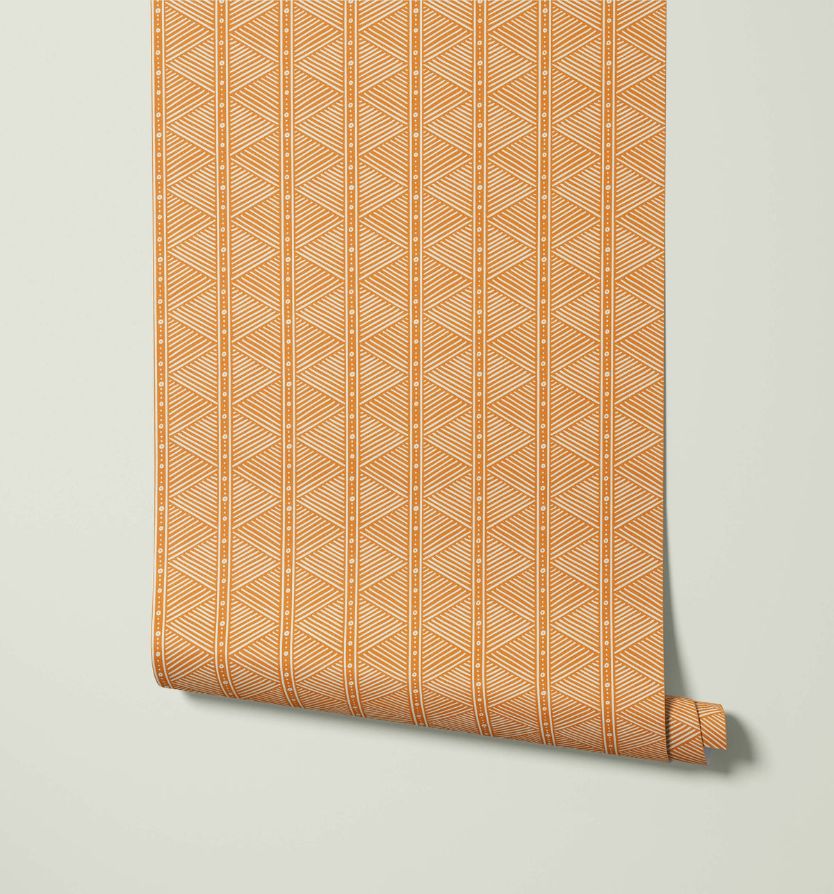 Bobbi Beck Razzle Geometric Stripe Wallpaper