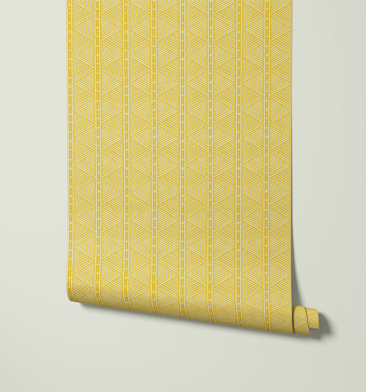 Bobbi Beck Razzle Geometric Stripe Wallpaper