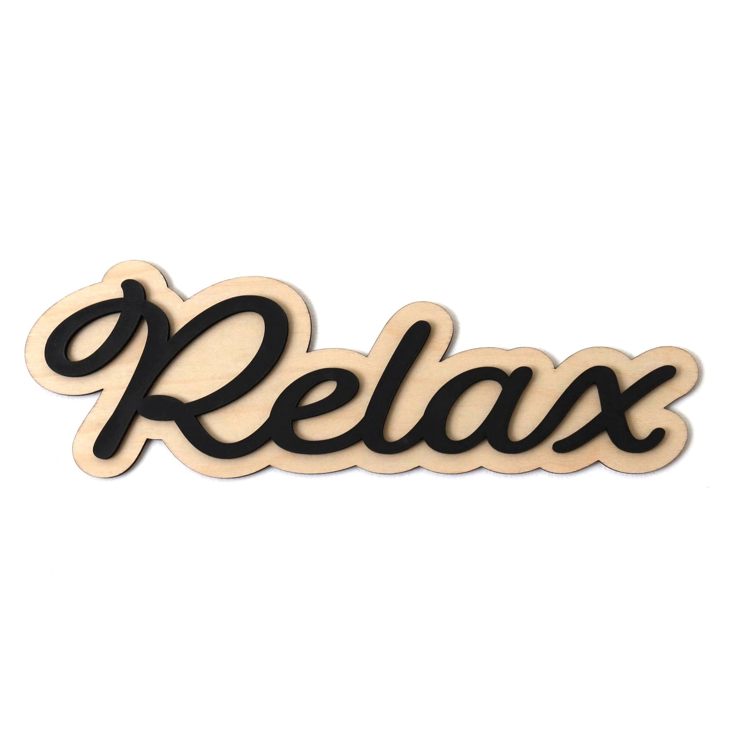 Relax Wall Art Home Sign