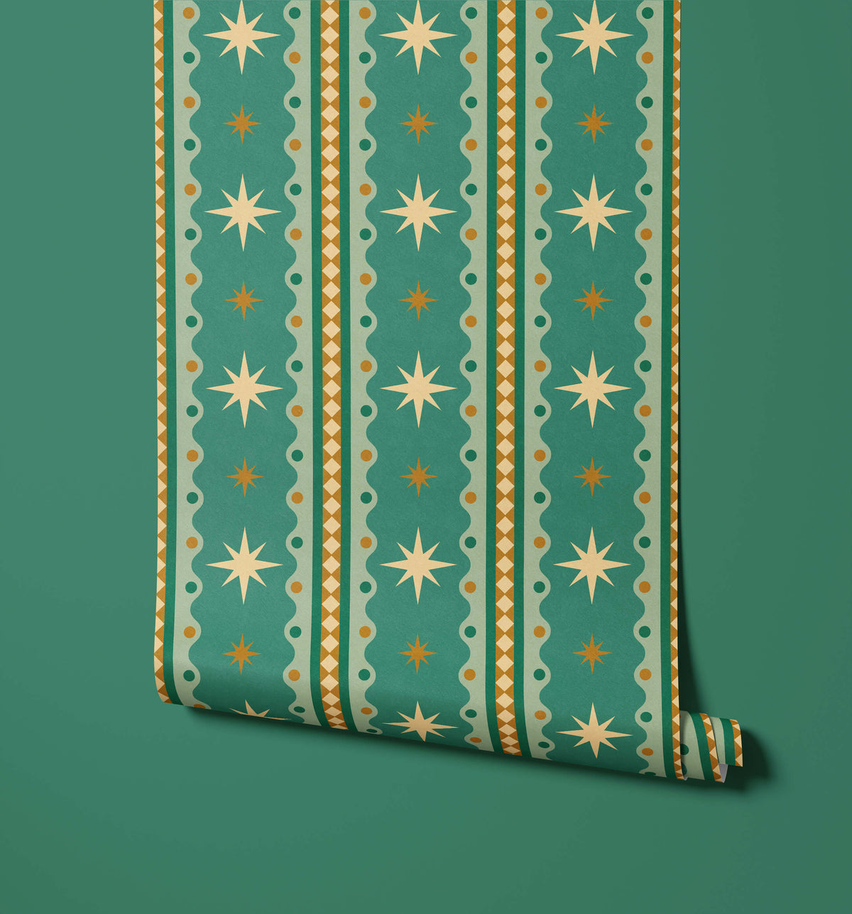 Bobbi Beck Riviera Starburst Stripe Wallpaper