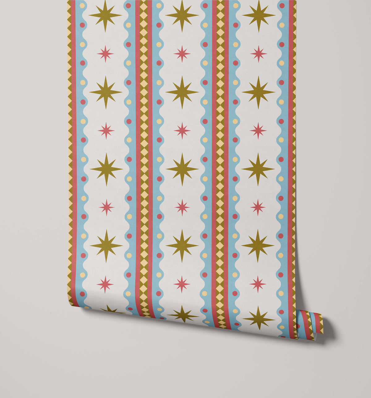 Bobbi Beck Riviera Starburst Stripe Wallpaper