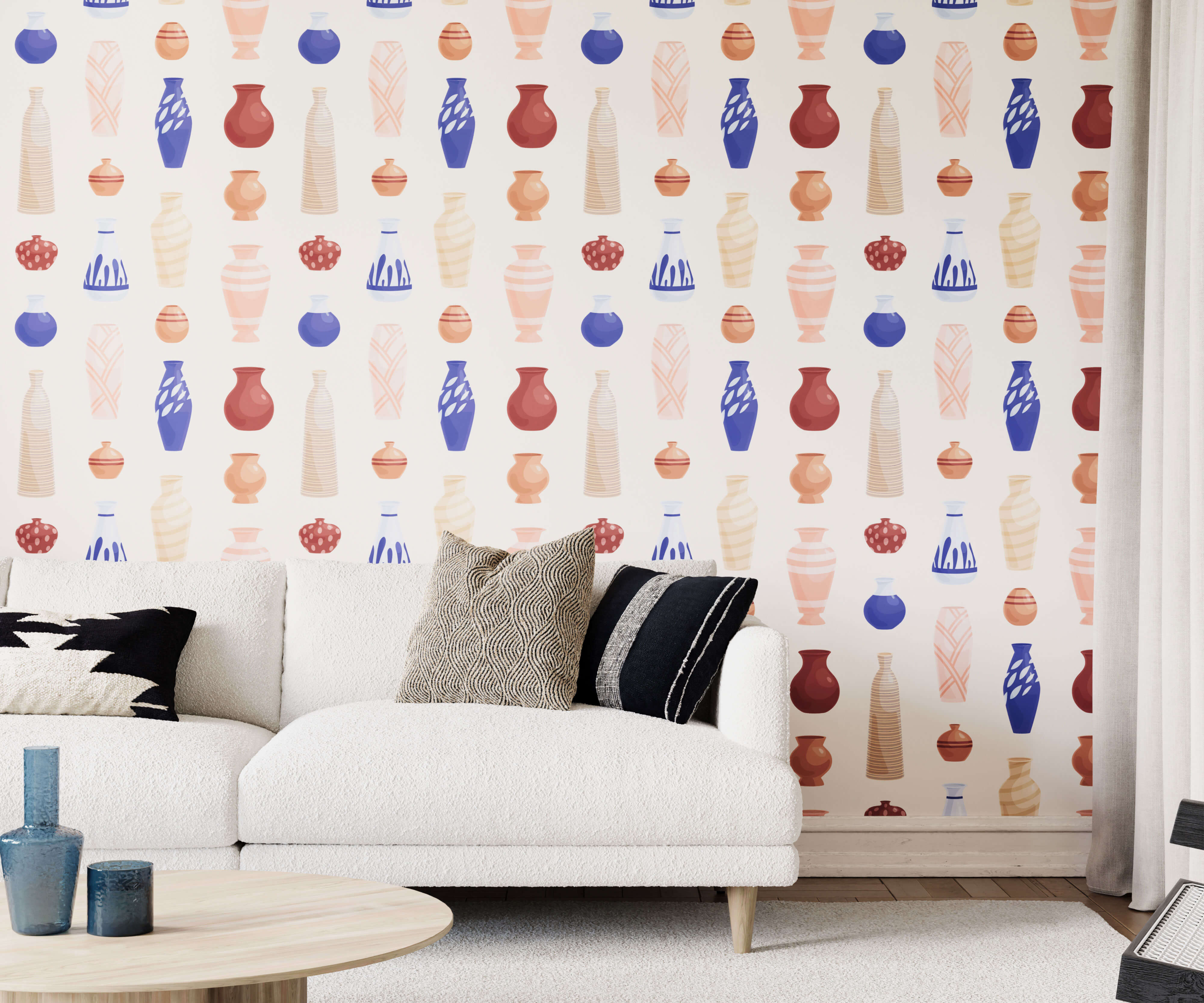 Roma Vase Wallpaper - Pottery Design | Bobbi Beck – Proleno