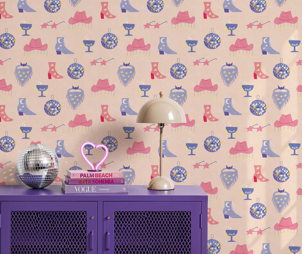 Bobbi Beck Roxie Disco Cowgirl Wallpaper