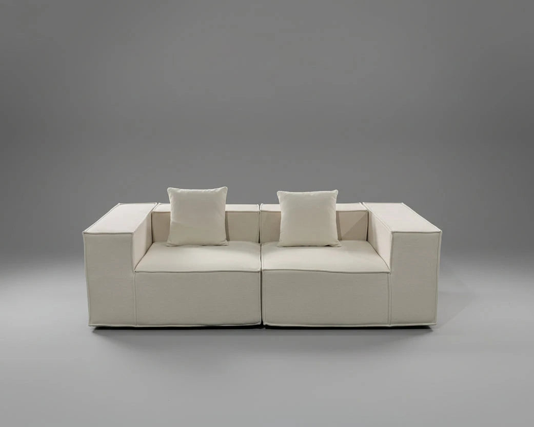 Cumulus Lounge Sofa - Compact Boneless 2-Seater with Cloud Comfort