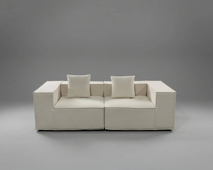Cumulus Lounge Sofa - Compact Boneless 2-Seater with Cloud Comfort