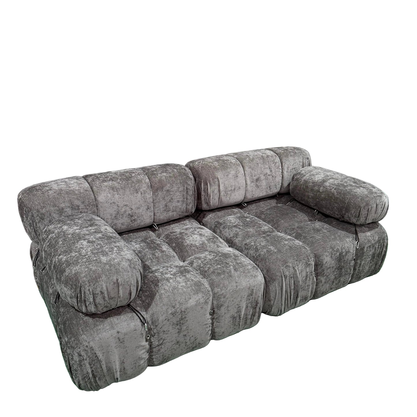 Camaleonda Modular Sectional Sofa - Faux Suede Charcoal