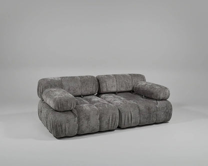 Camaleonda Modular Sectional Sofa - Faux Suede Charcoal