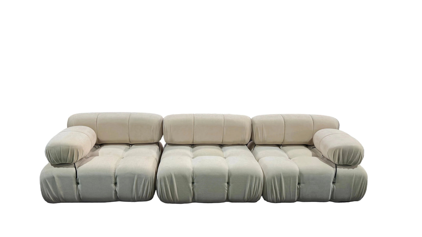 Camaleonda Modular Sectional Sofa - Faux Suede Charcoal