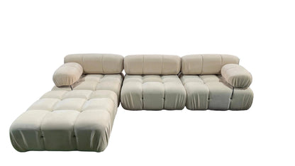 Camaleonda Modular Sectional Sofa - Faux Suede Charcoal