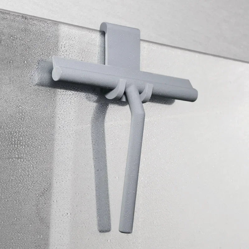 Long-Handled Silicone Shower Squeegee