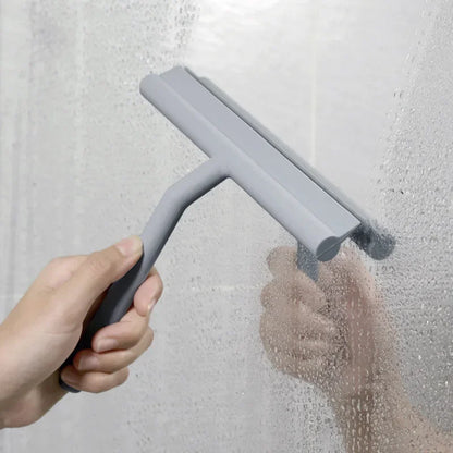 Long-Handled Silicone Shower Squeegee