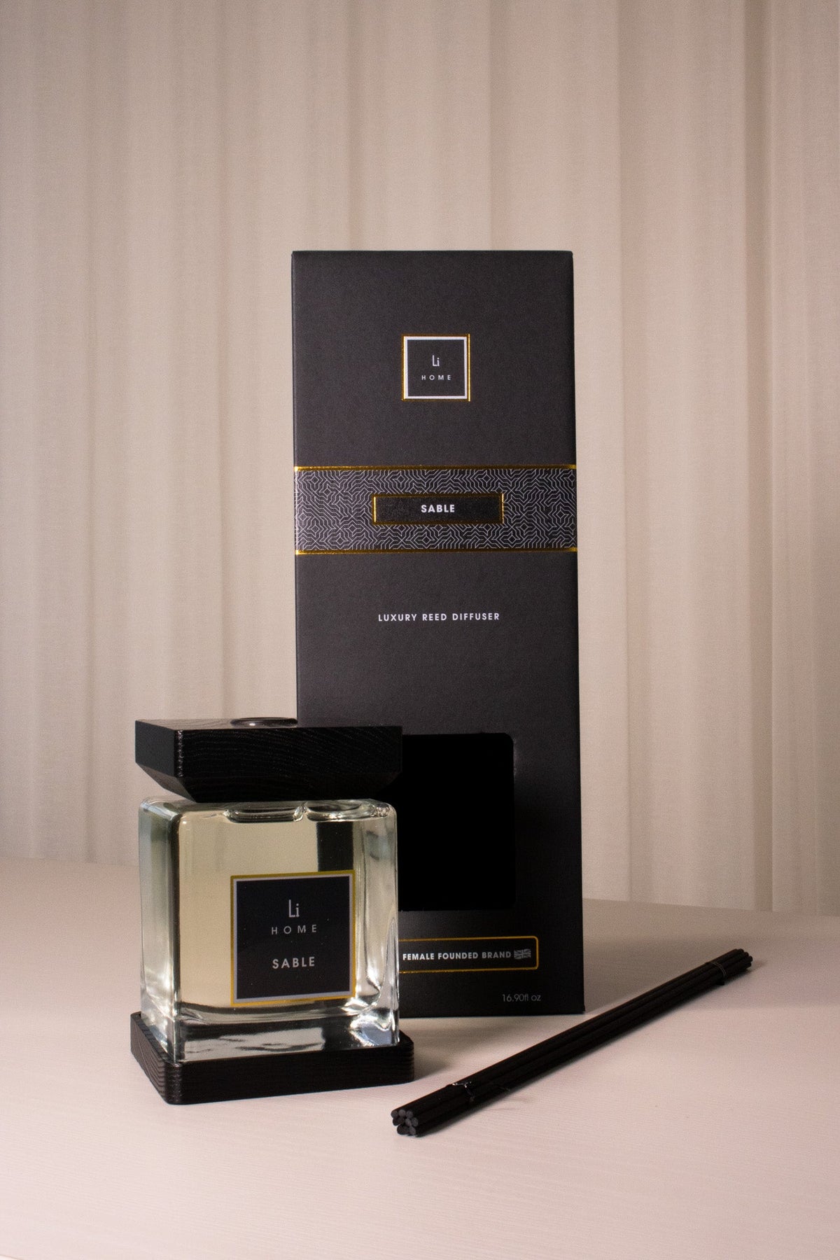 Lifestyle Home Collection Sable Square Reed Diffuser