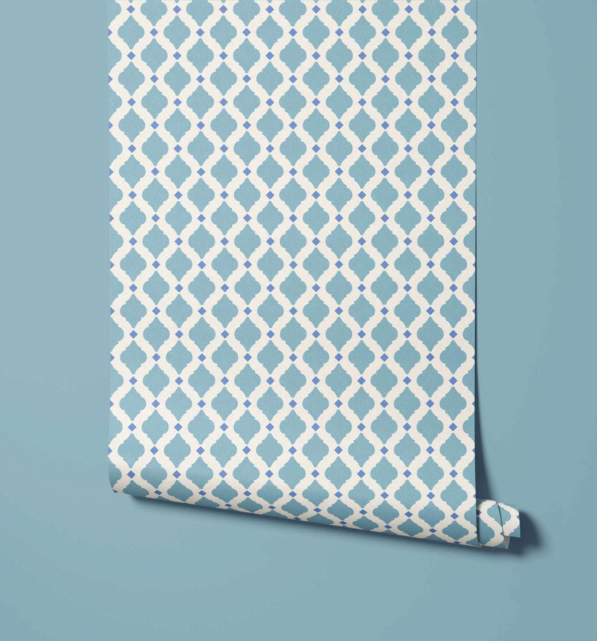 Bobbi Beck Saffron Moroccan Lattice Wallpaper