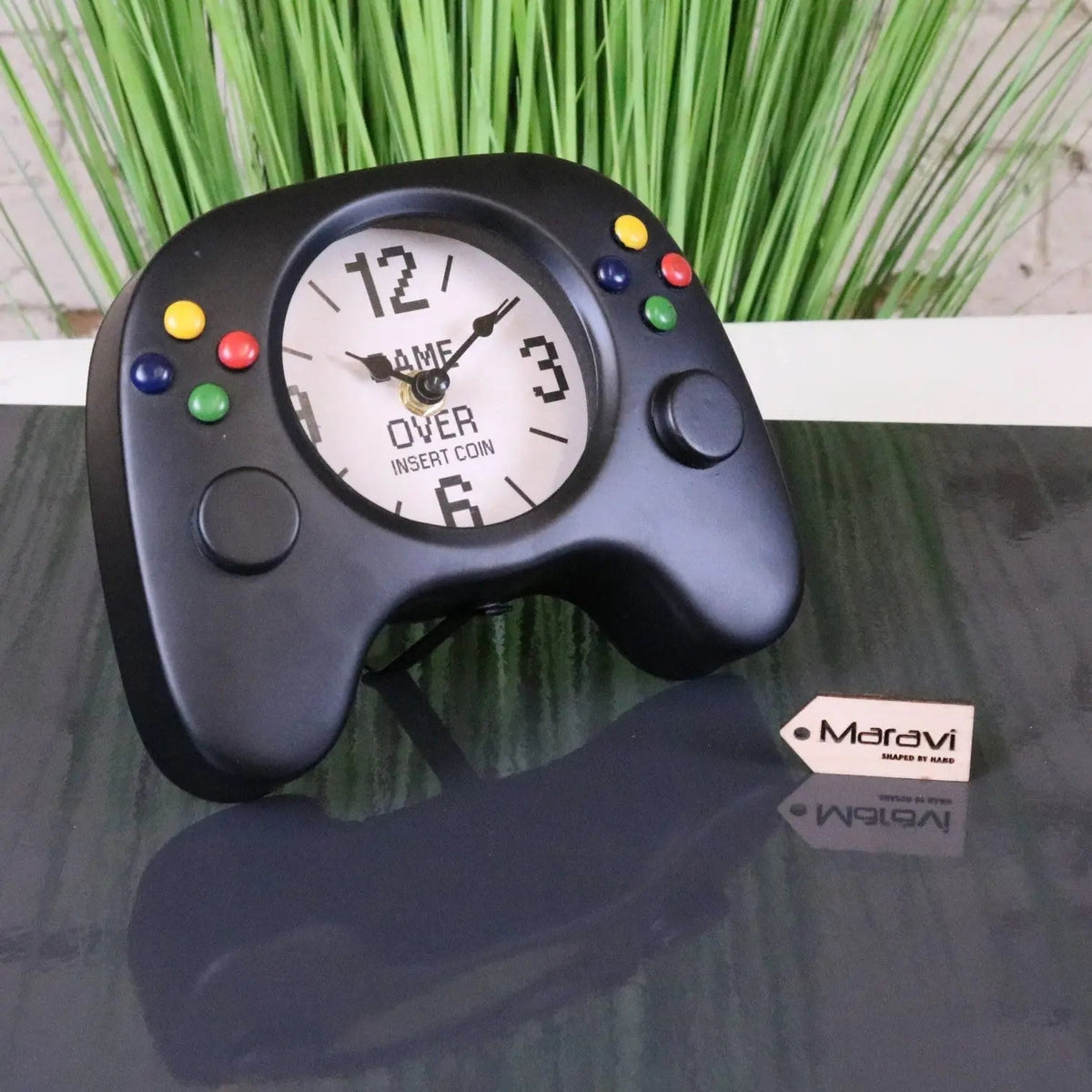 Sareka Games Controller Clock, Tabletop or Wall-Mounted