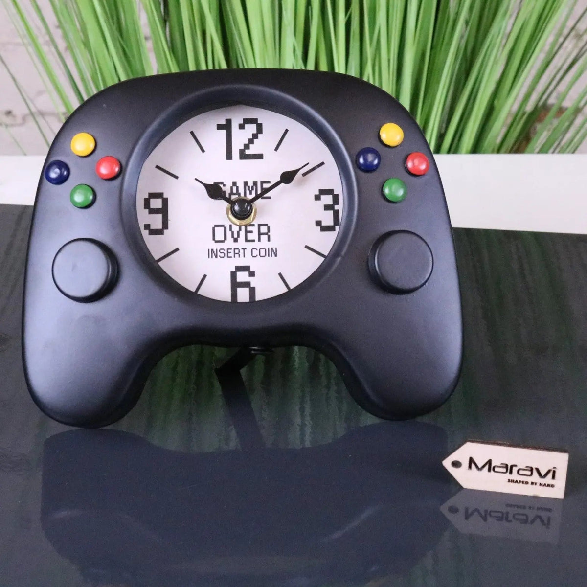 Sareka Games Controller Clock, Tabletop or Wall-Mounted