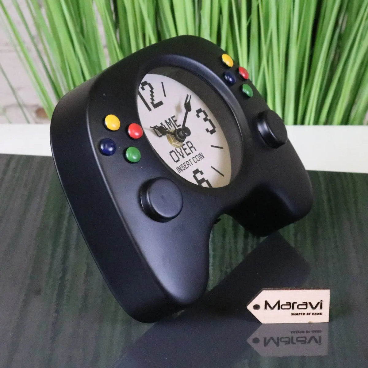 Sareka Games Controller Clock, Tabletop or Wall-Mounted