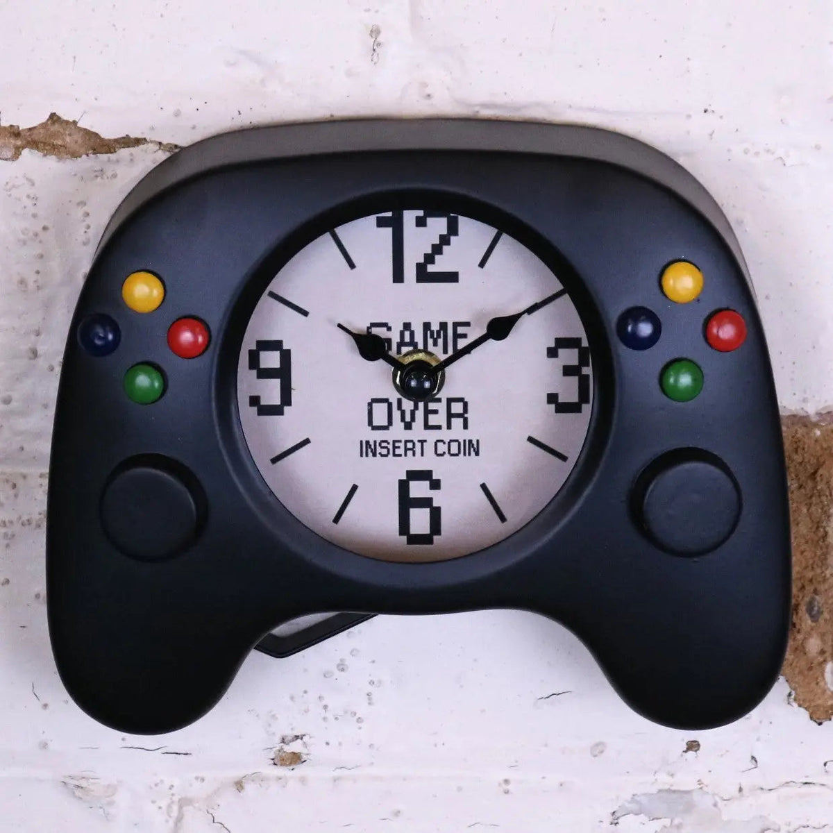Sareka Games Controller Clock, Tabletop or Wall-Mounted