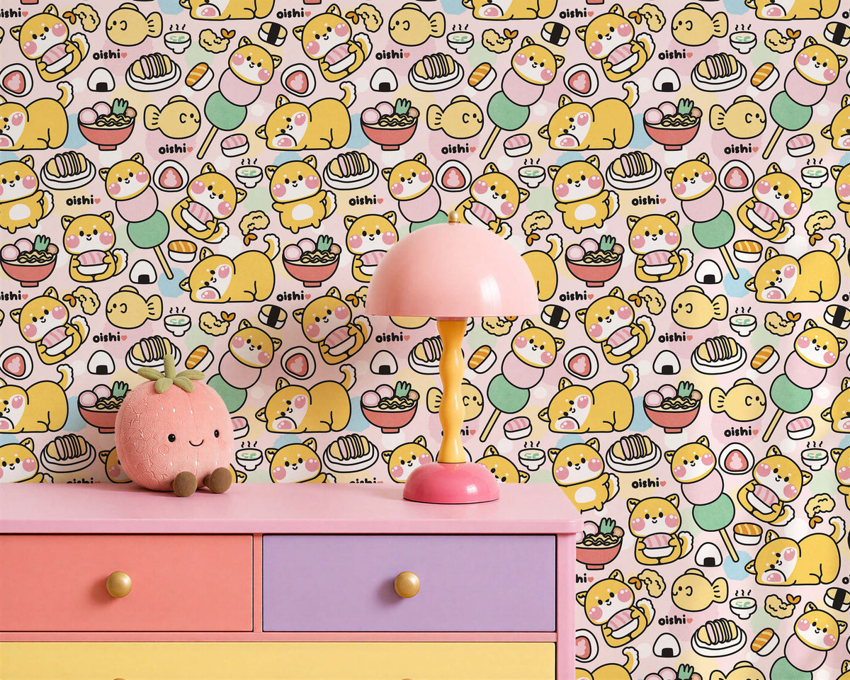 Bobbi Beck Shiba Kawaii Dog Wallpaper