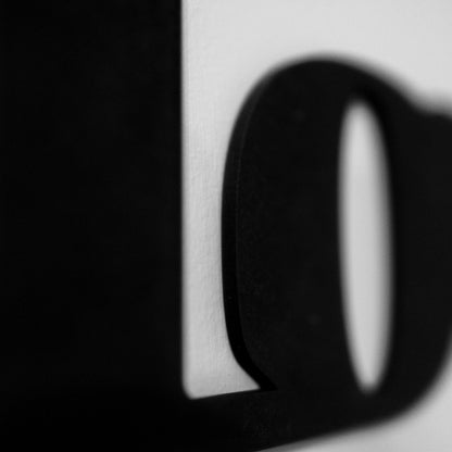 Love Text Wall Art Home Decor Sign