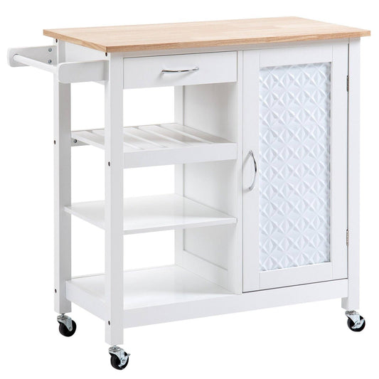 🍽️ Premium Kitchen Trolley - Mobile Storage & Serving Cart 🛒