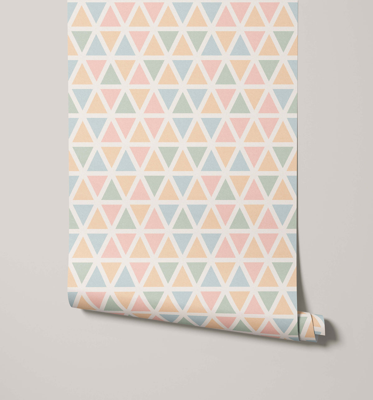 Bobbi Beck Taffy Triangle Geometric Wallpaper