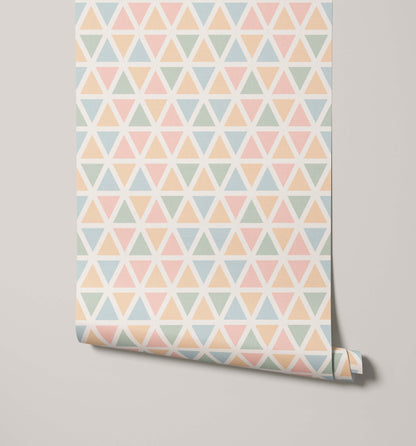 Bobbi Beck Taffy Triangle Geometric Wallpaper