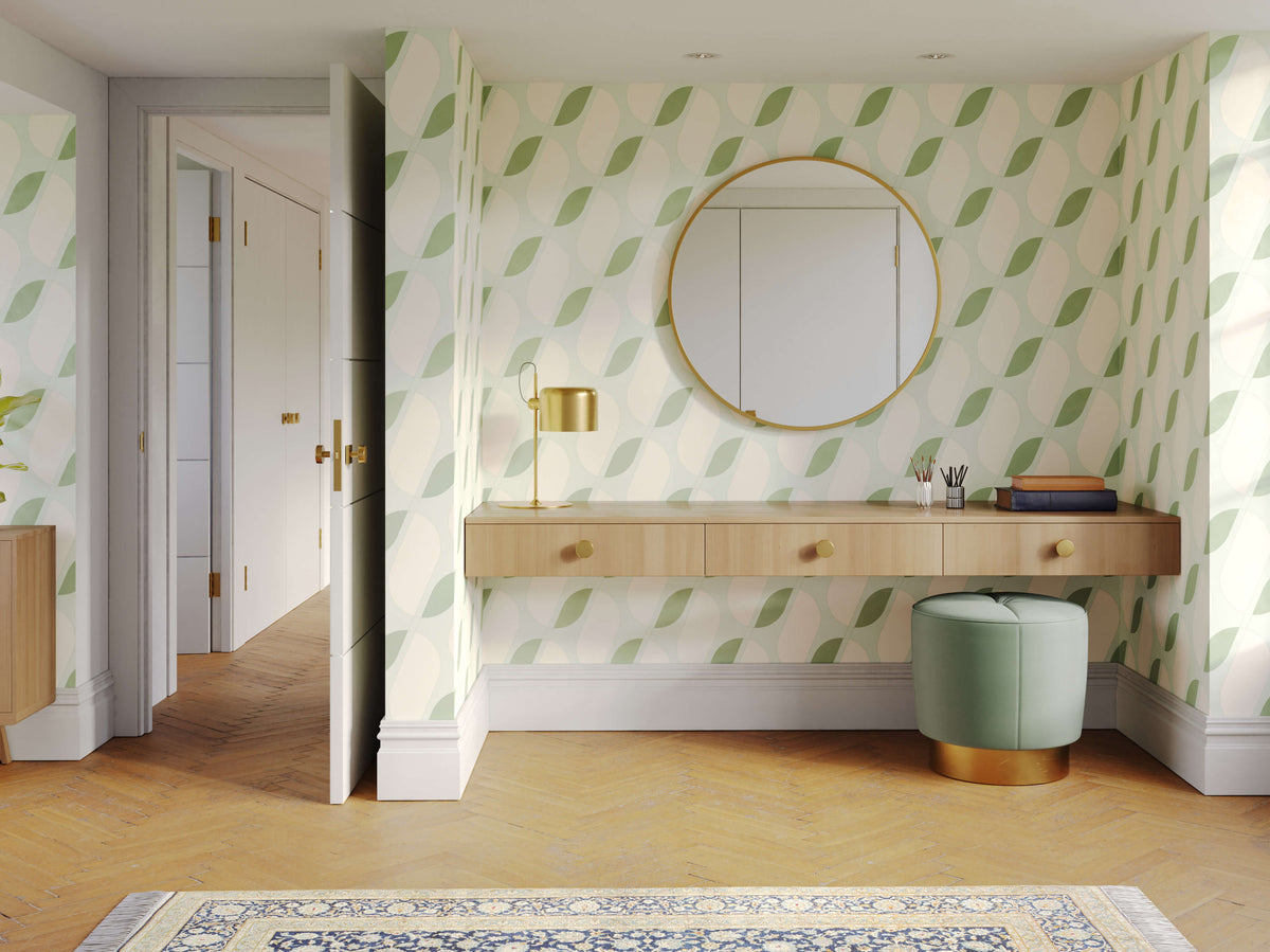 Bobbi Beck Tanner Abstract Squiggle Wallpaper
