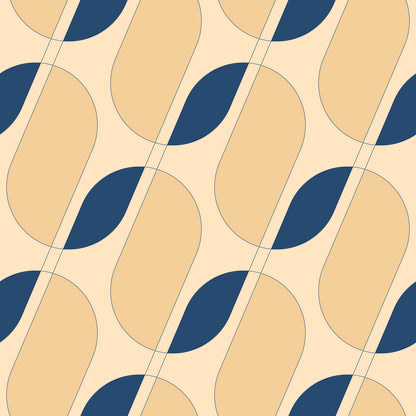 Bobbi Beck Tanner Abstract Squiggle Wallpaper