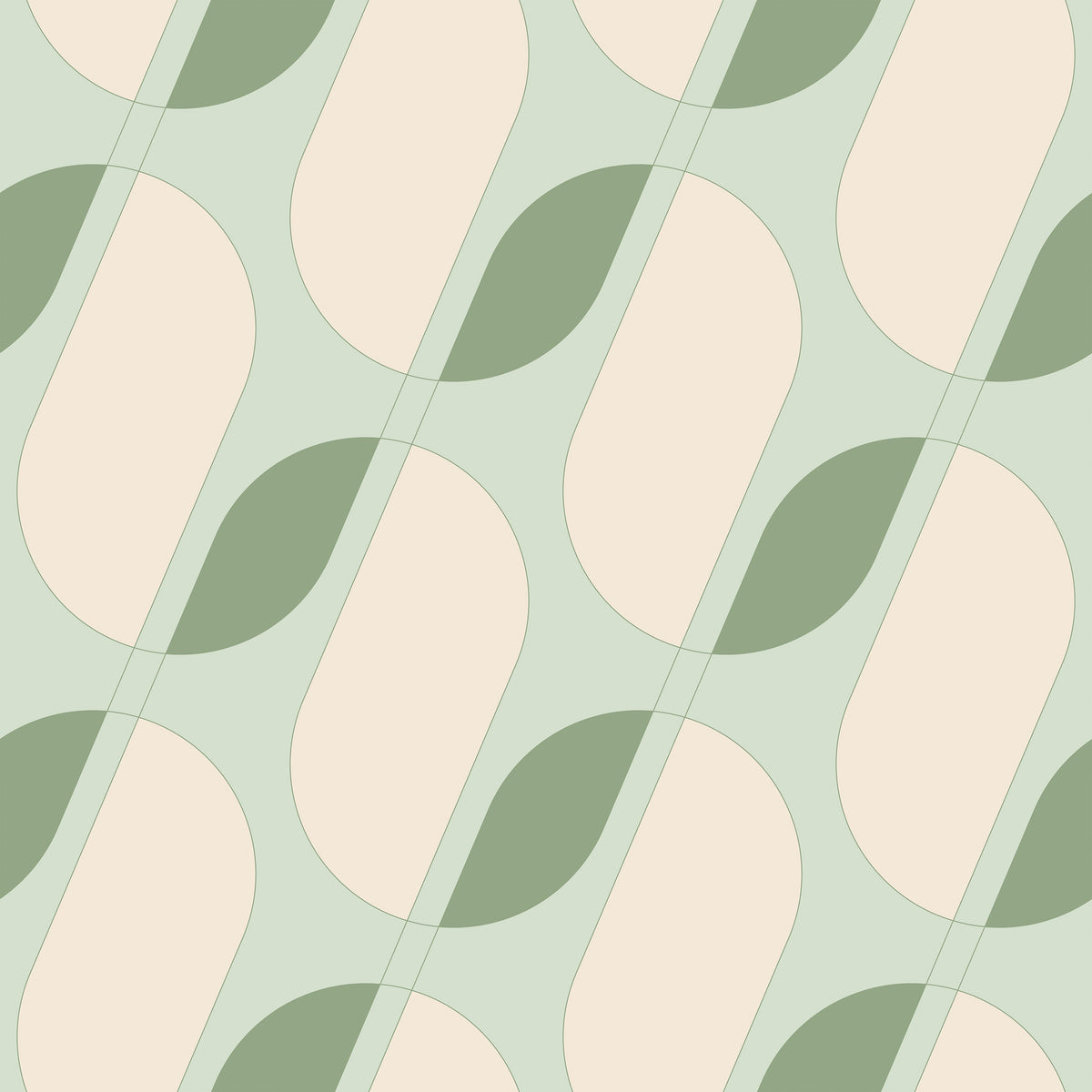Bobbi Beck Tanner Abstract Squiggle Wallpaper